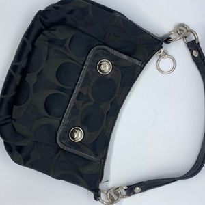 Coach fabric canvas handbag